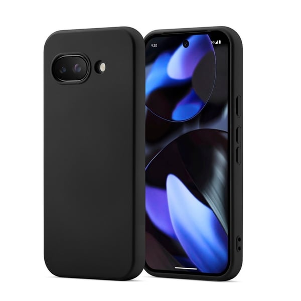 Google Pixel 9a - Matta TPU Pehmeä Kuori - Musta