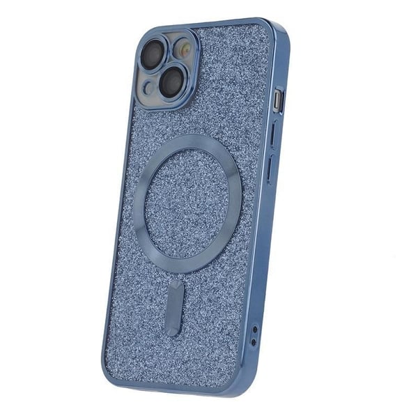 iPhone 15 Pro - MagSafe 2in1 Glitter / Läpinäkyvä kromikuori