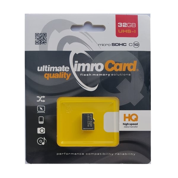 32GB microSDHC Klasse-10 UHS-1 Hukommelseskort 32GB microSDHC Klasse-10 UHS-1 Hukommelseskort
