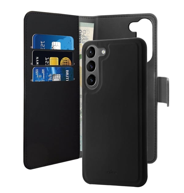 Samsung Galaxy A34 5G - Puro Øko-læder 2-i-1 Aftageligt Pungcover Sort