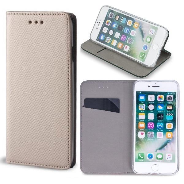 iPhone 11 Pro Max - Smart Magnet Flip Case Mobilpung - Guld