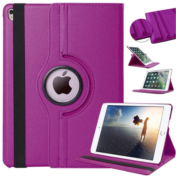 iPad 5. generation / 6. generation / Air 2 - Etui Roterbart 360° - Lilla