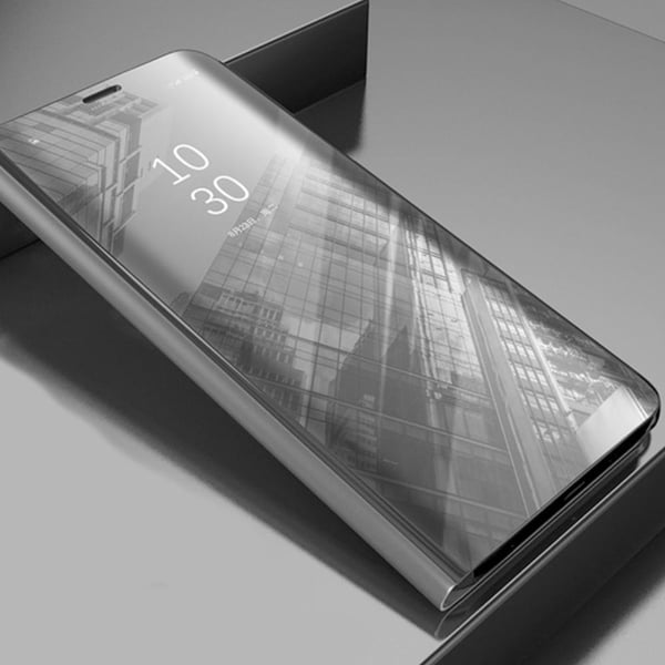 Xiaomi Mi 10 Lite - Smart Clear View Cover - Sølv
