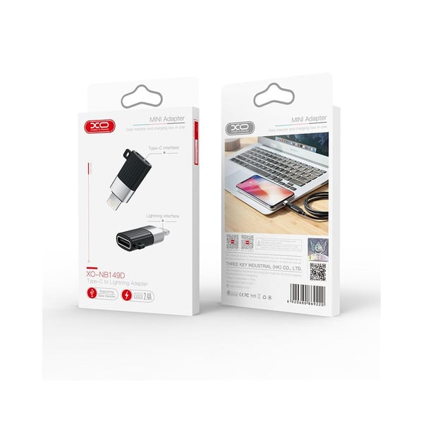 USB-C / Type-C - Lightning-sovitin - Lataus / Tiedonsiirto