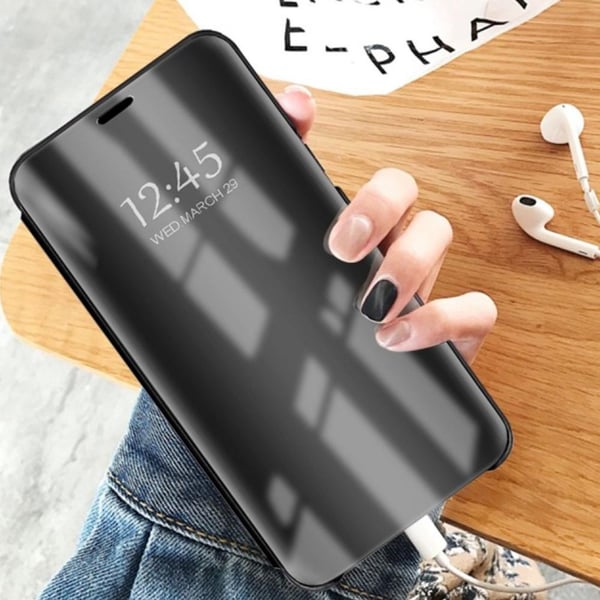 Samsung Galaxy S20 Plus - Smart Clear View Fodral - Svart