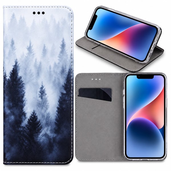 iPhone 12 / iPhone 12 PRO - Smart Trendy Mobilpung - Forest-1