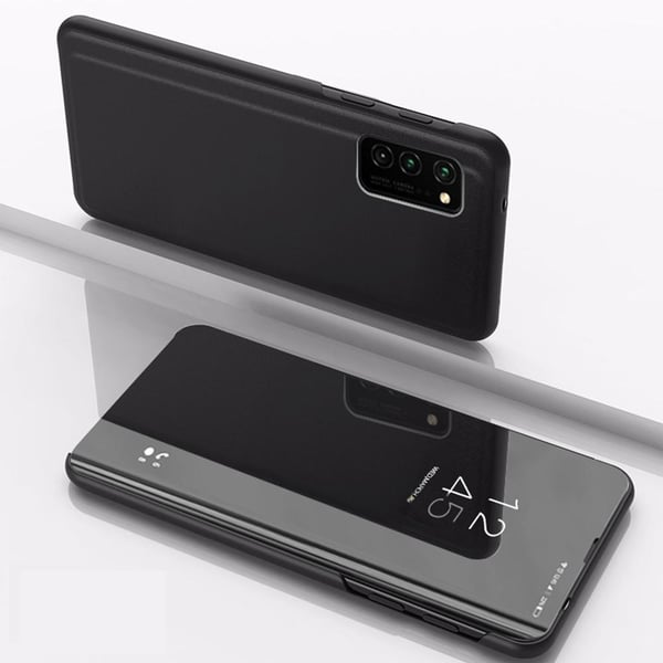 Huawei P Smart 2021 - Smart Clear View -kotelo - Musta