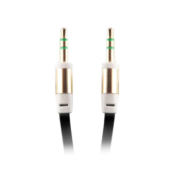AUX Lydkabel med 3,5 mm stik - 1m