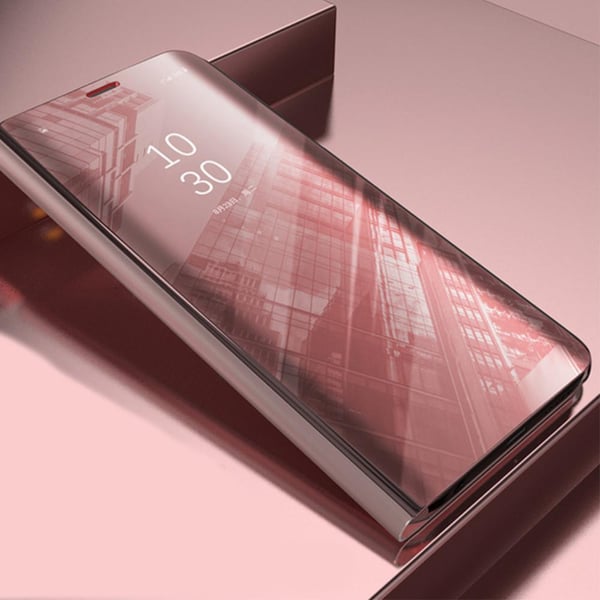 Samsung Galaxy A12 - Smart Clear View Cover - Rosa