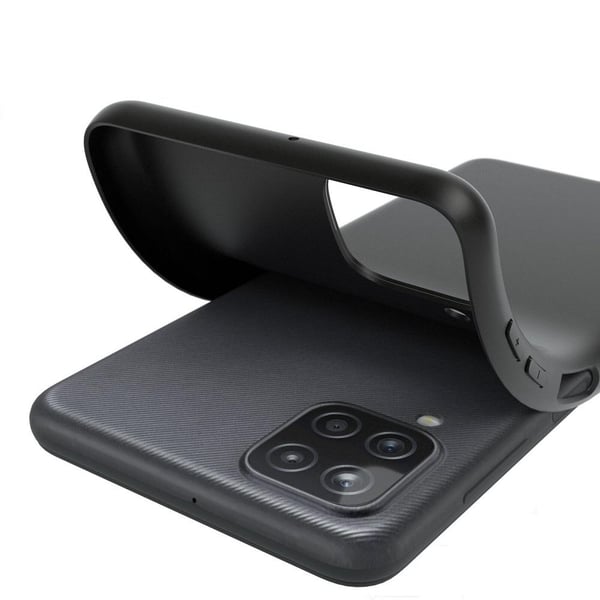 Realme C21 - Mat TPU Blødt Cover - Sort