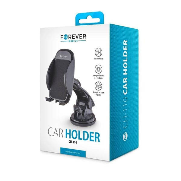 FOREVER Universal Mobil Bilholder - SORT