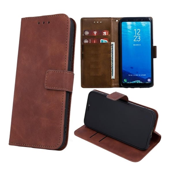 iPhone 13 Pro - Smart Velvet Mobilpung - Brun