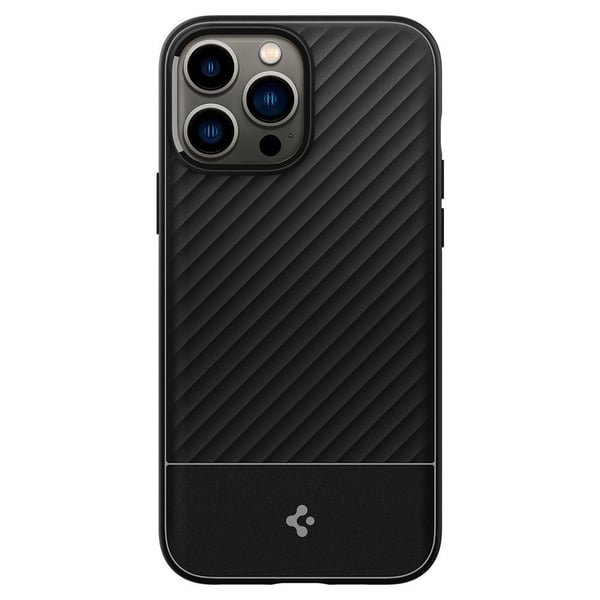 iPhone 13 Pro - Spigen Core Armor Matte Mjuk Skal - Svart