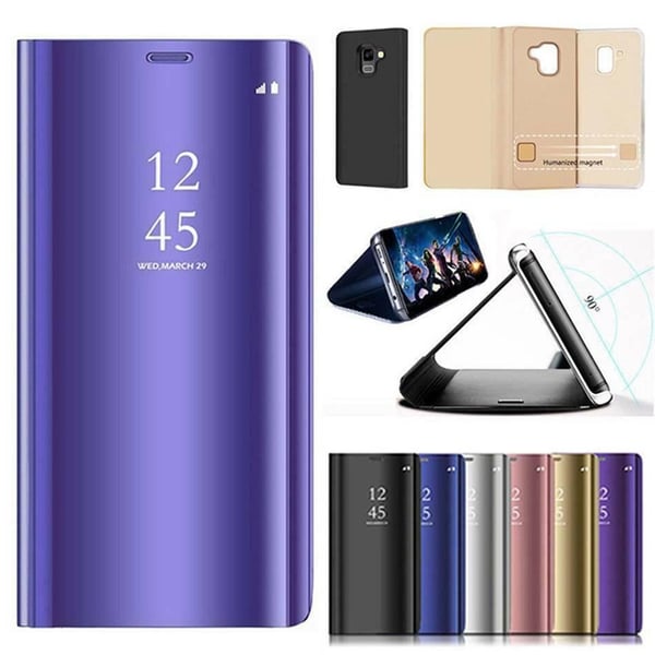 Samsung Galaxy A22 5G - Clear View -kotelo - Sininen
