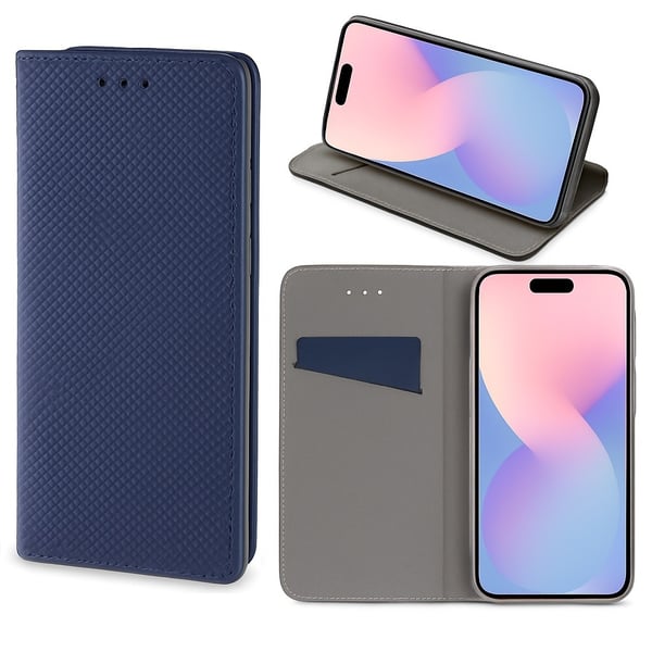 Samsung Galaxy A13 5G / A04s - Smart Magnetisk Mobilpung - Marineblå