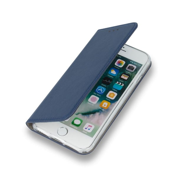 iPhone 14 Pro - Smart Magnetisk Mobilpung - Marineblå