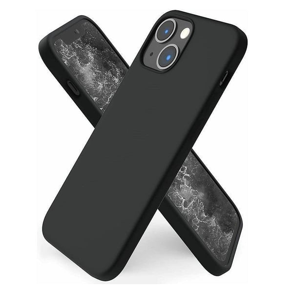 iPhone 14 Plus - Matta TPU-pehmeä suojakuori - Musta