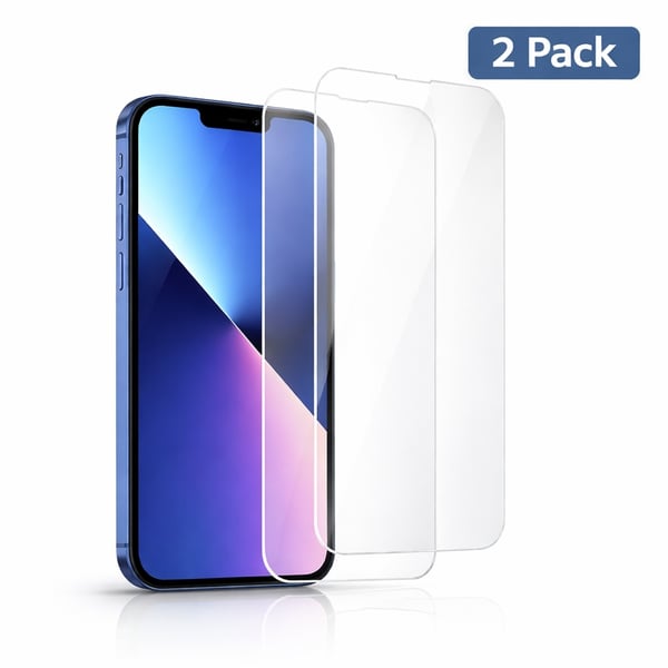 2-Pakkaus - iPhone 14 - Premium 2.5D Karkaistu Lasinen Näytönsuoja