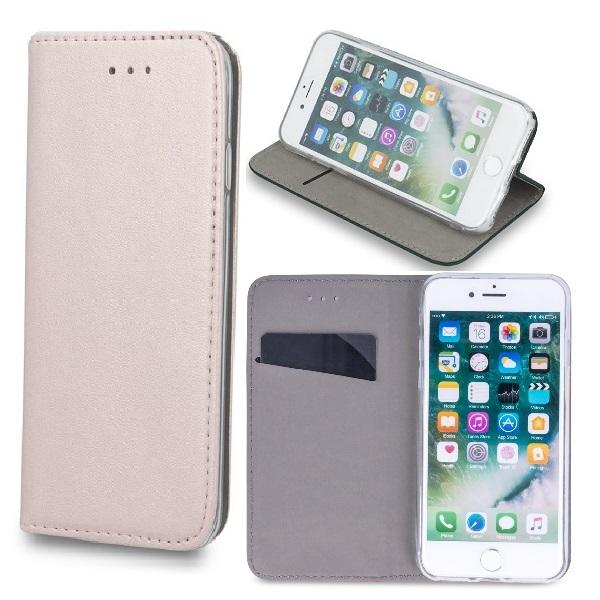 iPhone 14 Pro Max - Älykäs magneettinen lompakkokotelo - Ruusukulta