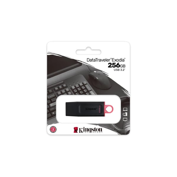 256GB Kingston Exodia USB 3.2 USB-nøgle Pendrive