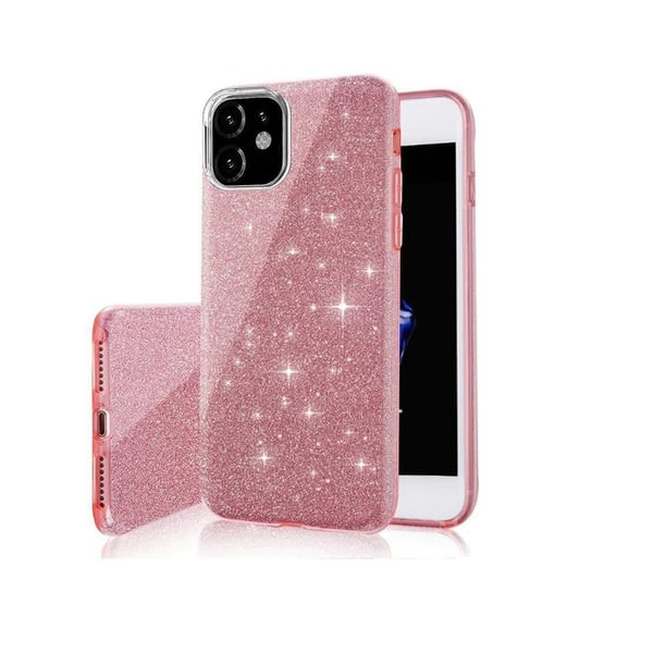 iPhone 14 - 3i1 Glitter Elegant Blødt Cover