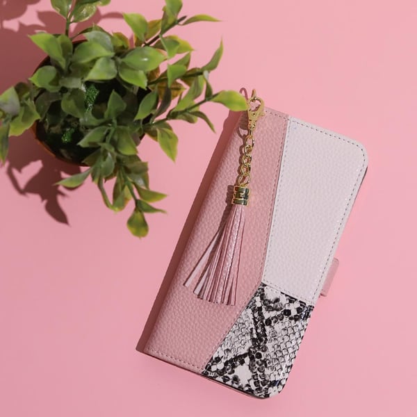 iPhone 14 - Smart Charms Etui Mobilpung Lyserød