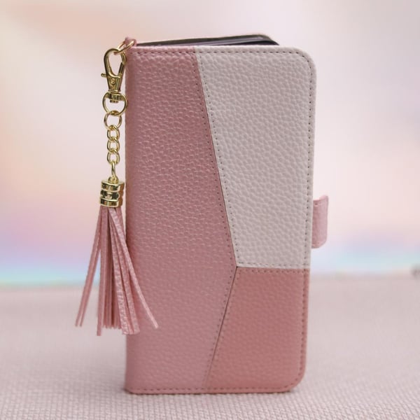 iPhone 14 Pro - Smart Charms Etui Mobilpung Lyserød