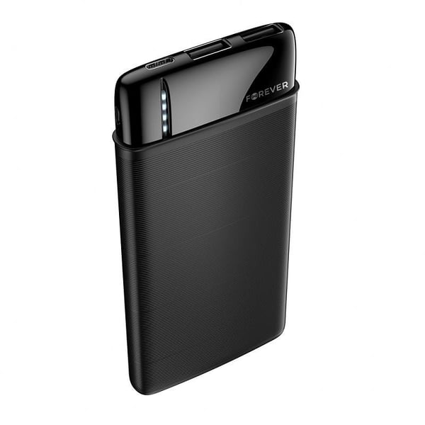 5000mAh Forever Powerbank matkapuhelimille ja tableteille, musta