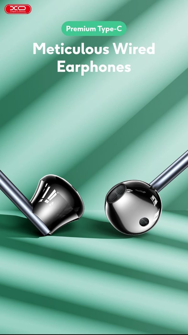 Apple iPhone 15/16/17/18 kompatible USB-C In-Ear Høretelefoner med Mikrofon EarPods