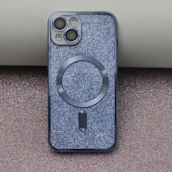 iPhone 13 PRO - MagSafe 2in1 Glitter / Läpinäkyvä kromikuori