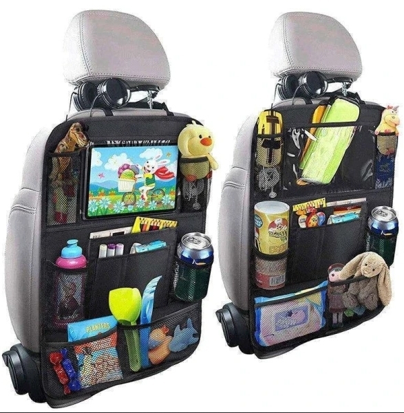 2-pack Förvaring till baksäte - Universal iPad-hållare för bil Svart