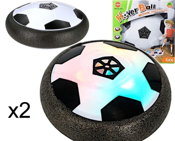 2-pack Air Power Hover ball inomhus fotboll med LED-ljus Svävande fotboll 2-pack Air Power Hover ball inomhus fotboll med LED-ljus Svävande fotboll
