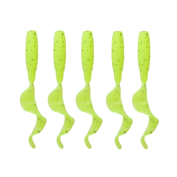 5-pack Jiggar Standard Curly Tail 55 mm - Flera färger