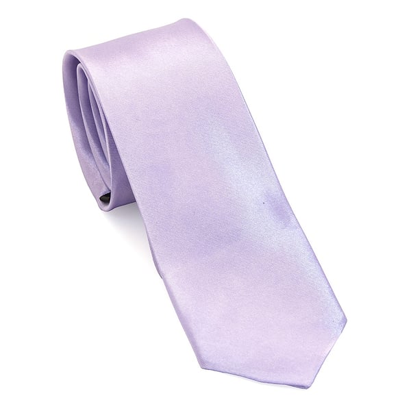 Smal / slimmad enfärgad slips - Olika färger
