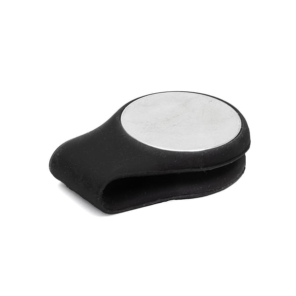 Hatclip i silikon med markeringsknapp