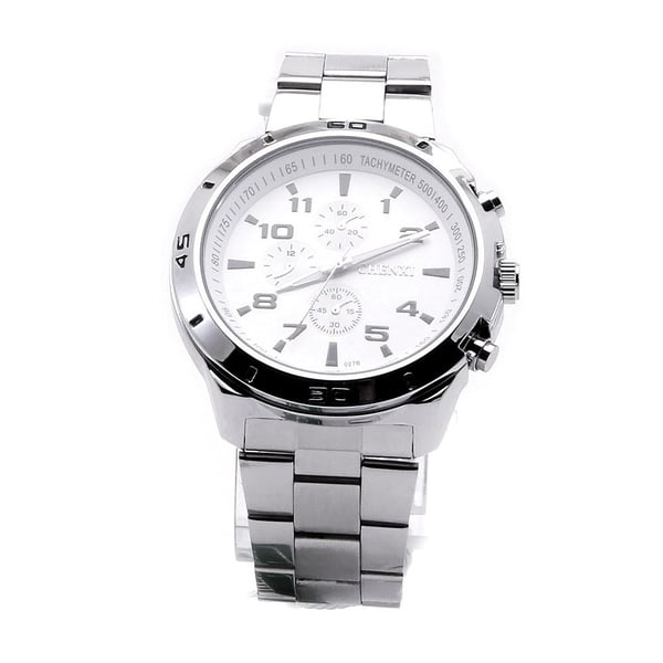Herrklocka Target Business Metallarmband - Silver / Vit