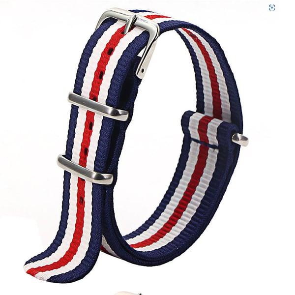Klockarmband Natoarmband / Natoband / nylonband 18 mm olika färger