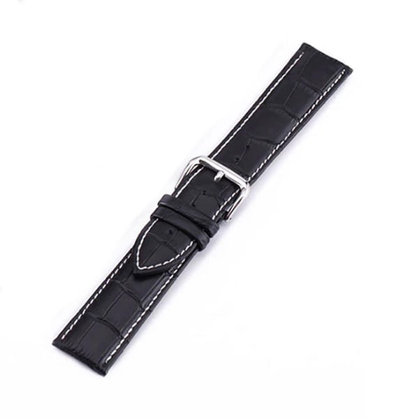 Klockarmband i läder 20 mm - Olika färger
