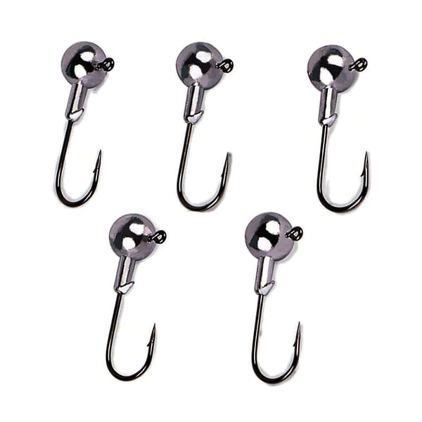 Jigghuvud Grå 7 gram 5-pack - Flera vikter