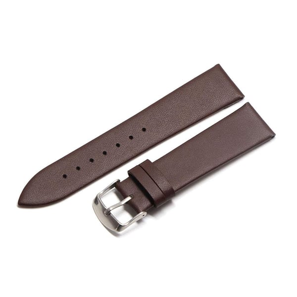 Klockarmband Äkta läder 18 mm - Flera färgval