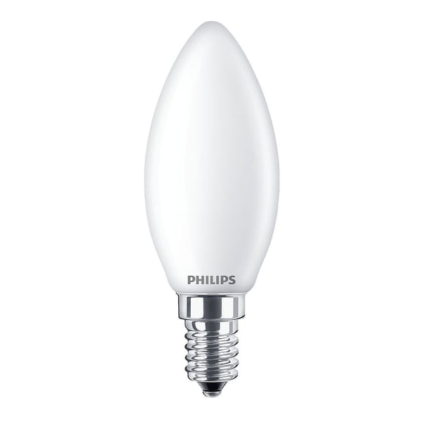 2-pak LED E14 Crown 40W Frost 470lm