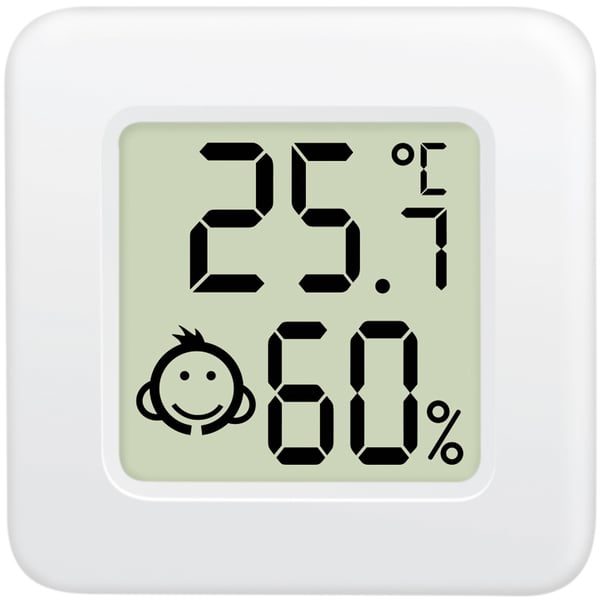 Digitalt minitermometer/hygrometer 3-pak