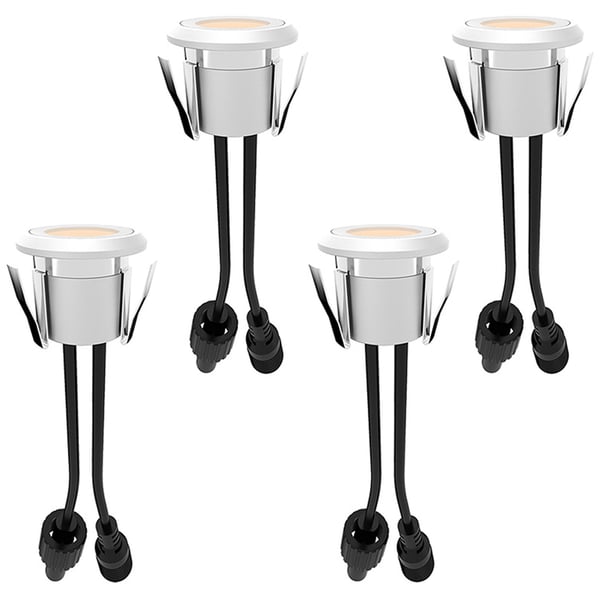 Allan Decklight kit 4-pak inkl strømadapter 12V 3000K 10lm IP67