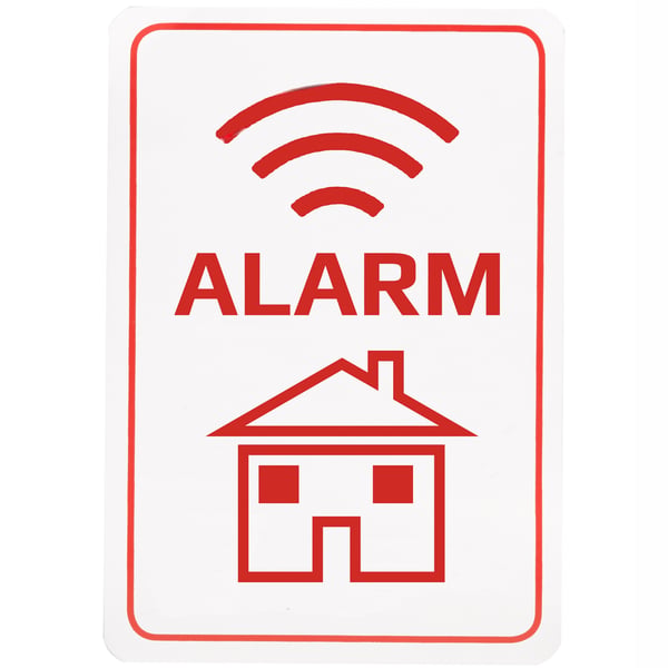Alarmlabel 3 stk/pak