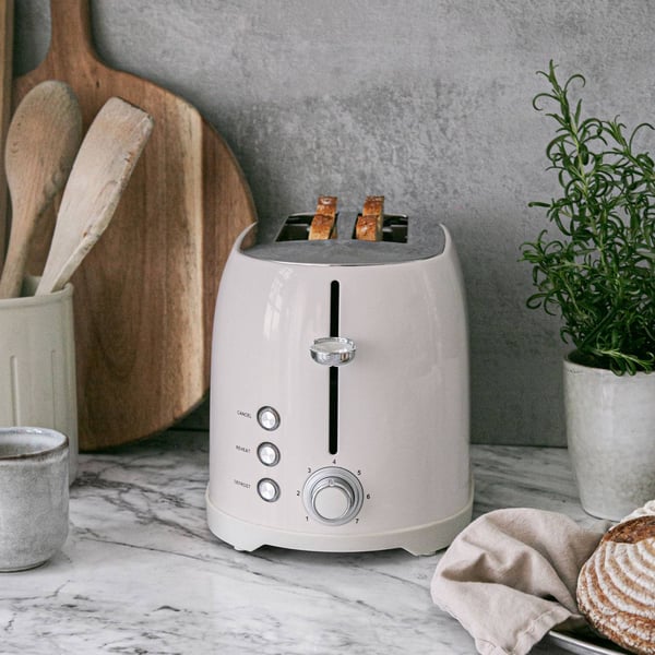 Brødrister 2 skiver 800W BR610 Creme White Series