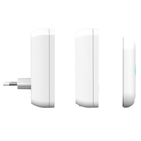 Trådløs ringeklokke stoff foran Plug-in+bærbar
