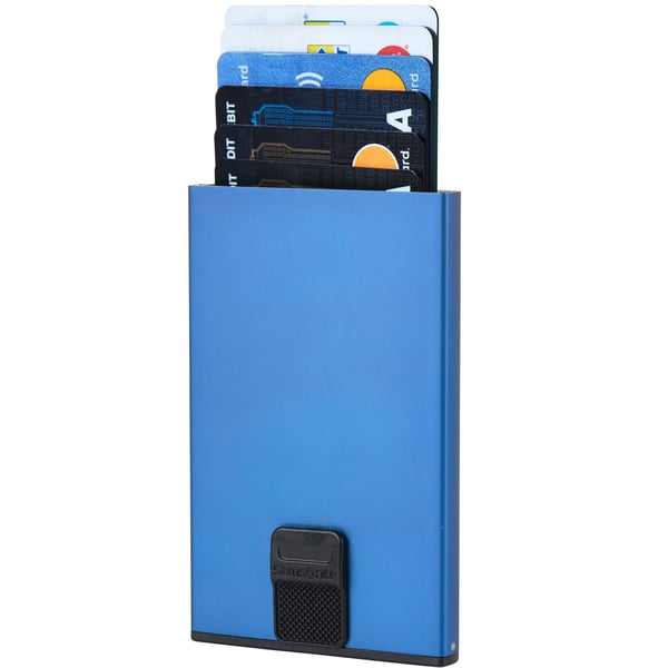 Alu Fit -lompakko RFID Blueilla