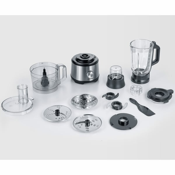 Foodprosessor 1200 W mikser, bolle, riveskiver,