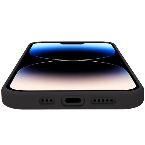 Cromo Soft rubber case iPhone 15 Pro Svart