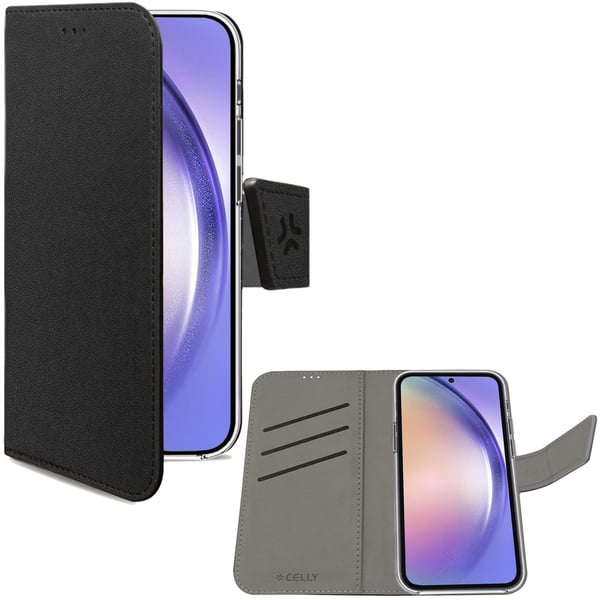 Wally Wallet Case Galaxy A55 5G Svart